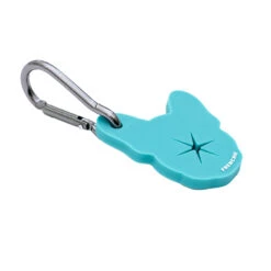 Frenchie Waste Holder -Bandana Buddy Shop Aqua waste bag clip2