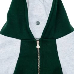 Frenchie Dog Hoodie - Emerald City Varsity -Bandana Buddy Shop DSC 5595
