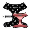 Frenchie Duo Reversible Harness - Bad To The Bone 1 Frenchie Duo Reversible Harness - Bad To The Bone -Bandana Buddy Shop Frenchie Bulldog B2B Rev Harness 1 d0528675 4913 4270 aeeb 34fbbdb48b55