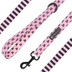 Frenchie Comfort Leash - Pink Bad To The Bone