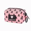 Frenchie Poo Bag Holder- Pink Bad To The Bone -Bandana Buddy Shop Frenchie Bulldog Poo Bag Pink Bad to the Bone 1