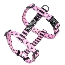 Frenchie Strap Harness - Pink Bad To The Bone