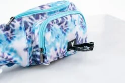 Frenchie Fanny Pack - Tie Dye -Bandana Buddy Shop Frenchie Bulldog frenchie best harness for french bulldog fanny pack poo bag marble tie dye leo bad to the bone pink palms 006