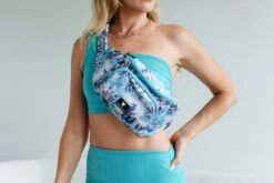 Frenchie Fanny Pack - Tie Dye -Bandana Buddy Shop Frenchie Bulldog frenchie best harness for french bulldog fanny pack poo bag marble tie dye leo bad to the bone pink palms 030