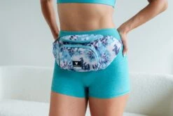 Frenchie Fanny Pack - Tie Dye -Bandana Buddy Shop Frenchie Bulldog frenchie best harness for french bulldog fanny pack poo bag marble tie dye leo bad to the bone pink palms 031