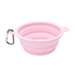 Frenchie Travel Bowl 31 Frenchie Travel Bowl -Bandana Buddy Shop Frenchie Bulldog frenchie best travel bowl pop up collapsible dog food treat accessories convenient red pink white brown black Travel Bowls 004