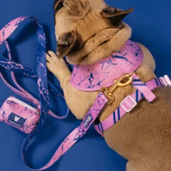 Frenchie Duo Reversible Harness - Pink Marble -Bandana Buddy Shop Pink Marble 7 1097f146 5dbc 44eb a1c6 653b521a5c3d