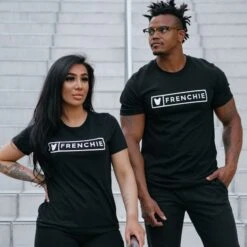 Frenchie Women's Tee - Black -Bandana Buddy Shop S21 Frenchie Womens T Shirt 01 8