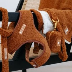 Frenchie Duo Reversible Harness - Teddy Brown -Bandana Buddy Shop Teddy Brown 25