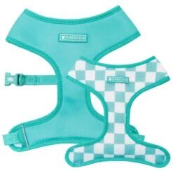 Frenchie Duo Reversible Harness - Aqua