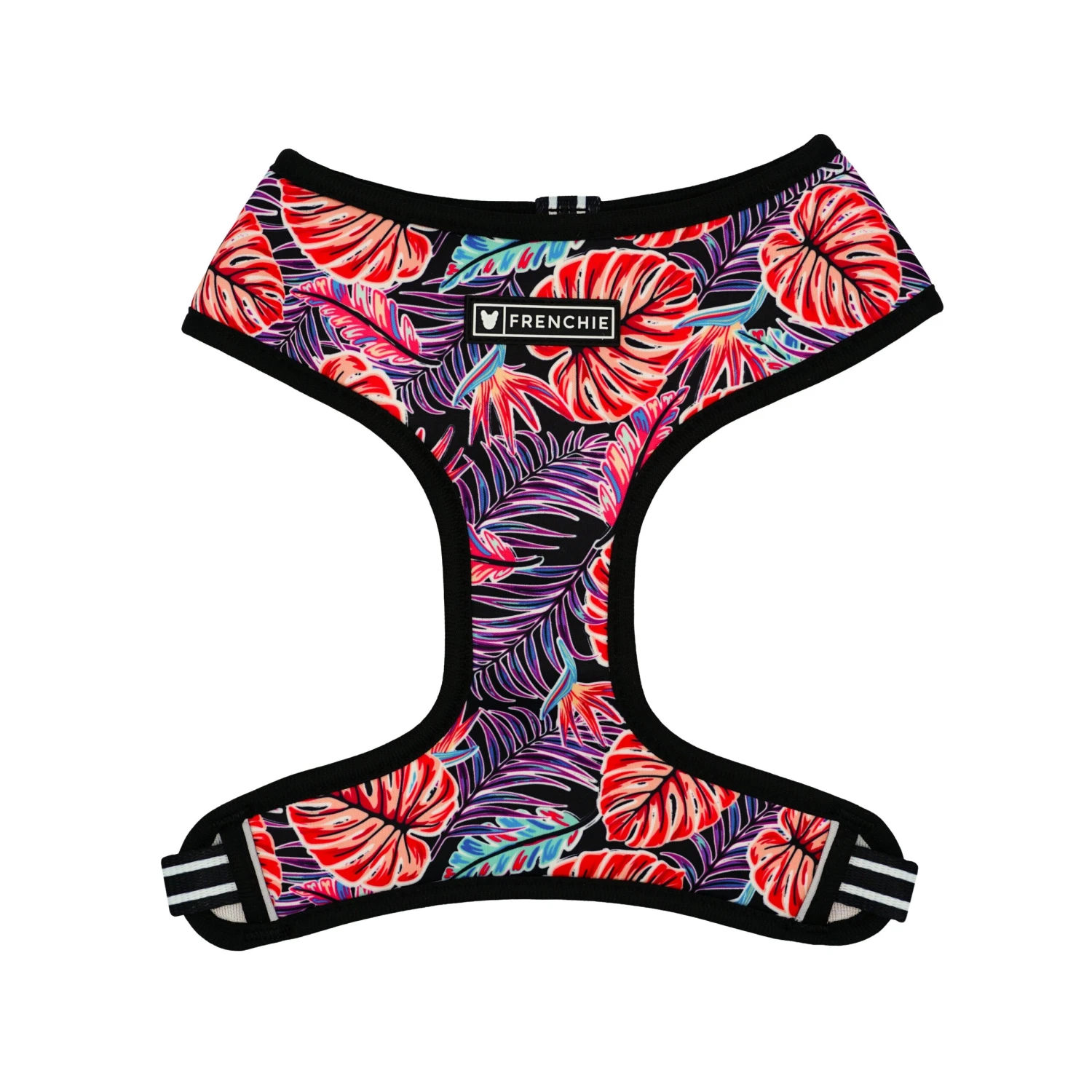 Frenchie Duo Reversible Harness - Tropical Palms 3 Frenchie Duo Reversible Harness - Tropical Palms - Image 2