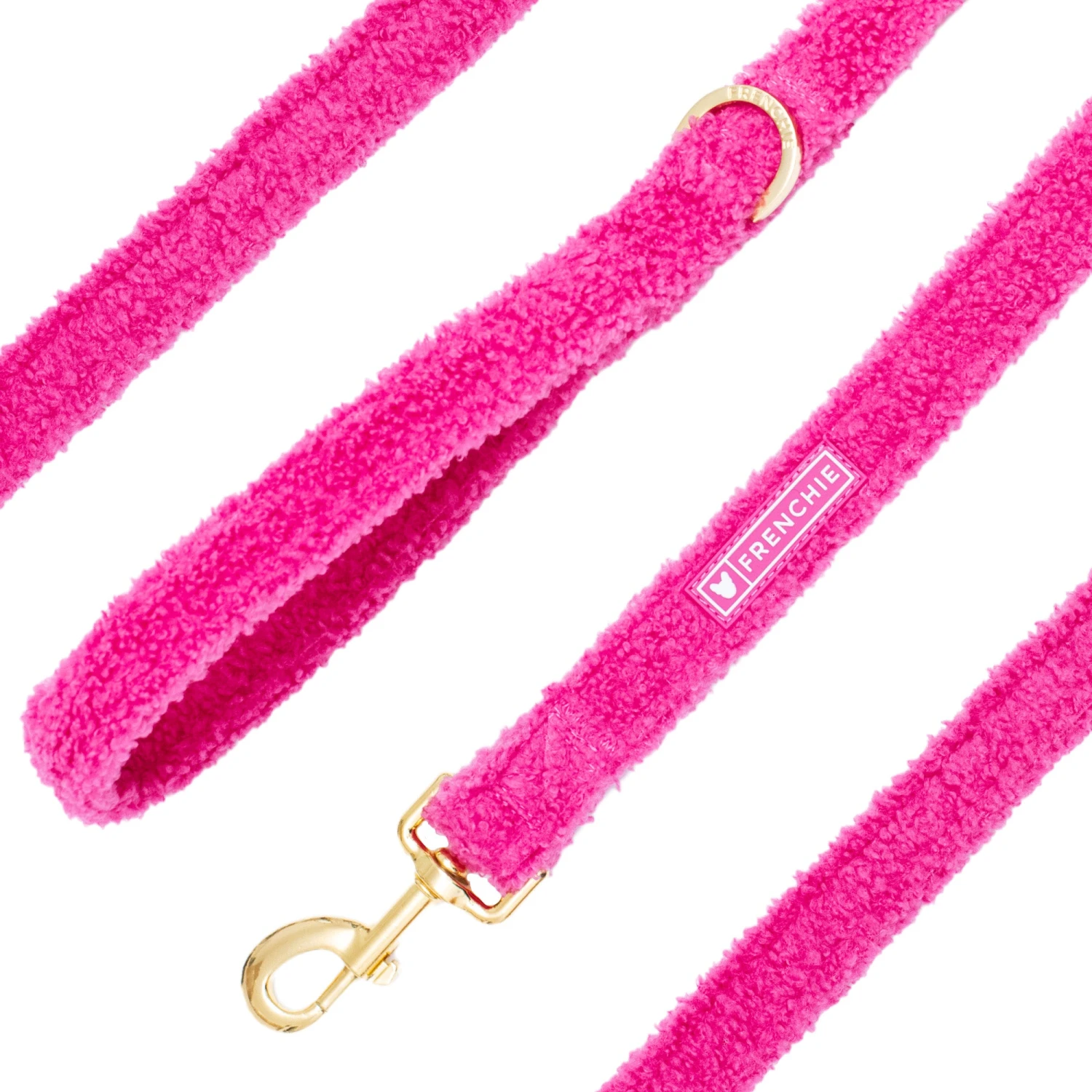 Frenchie Comfort Leash - Teddy Hot Pink 3 Frenchie Comfort Leash - Teddy Hot Pink