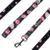 Frenchie Comfort Leash - Moody Floral 1 Frenchie Comfort Leash - Moody Floral -Bandana Buddy Shop frenchie comfort leash moody floral
