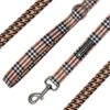Frenchie Comfort Leash - Tan Tartan -Bandana Buddy Shop frenchie comfort leash tan tartan 6a1df8bb dc04 4712 857b ab41318d31fa