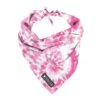 Frenchie Cooling Bandana - Pink Tie Dye -Bandana Buddy Shop frenchie cooling bandana pink tie dye
