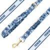 Frenchie Comfort Leash - Toile- Blue 2 Frenchie Comfort Leash - Toile- Blue -Bandana Buddy Shop leash