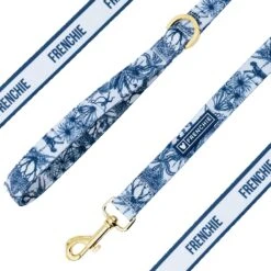 Frenchie Comfort Leash - Toile- Blue