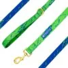 Frenchie Comfort Leash - Green Marble -Bandana Buddy Shop pink marble product148