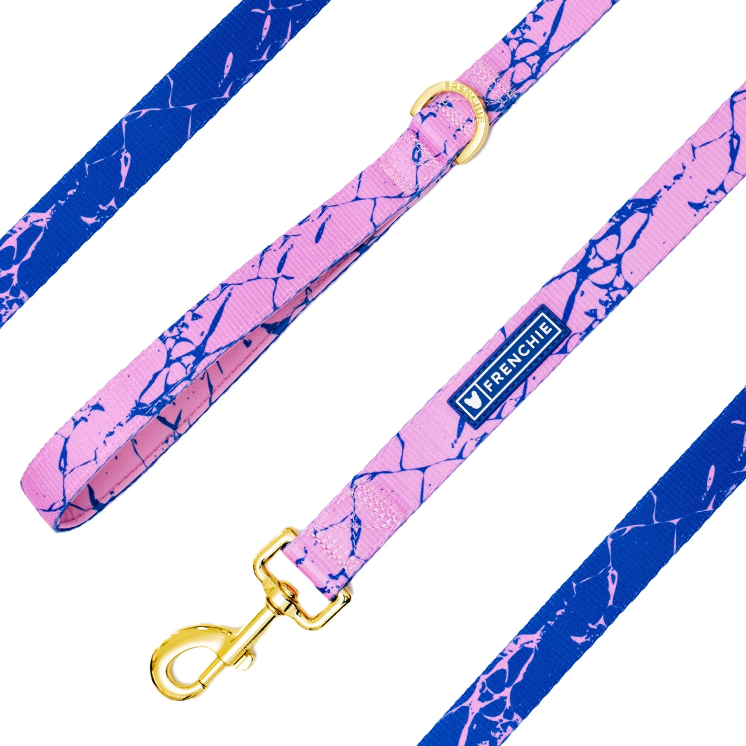 Frenchie Comfort Leash - Pink Marble 3 Frenchie Comfort Leash - Pink Marble