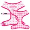 Frenchie Duo Reversible Harness - Pink Bows