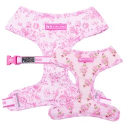 Frenchie Duo Reversible Harness - Toile- Pink